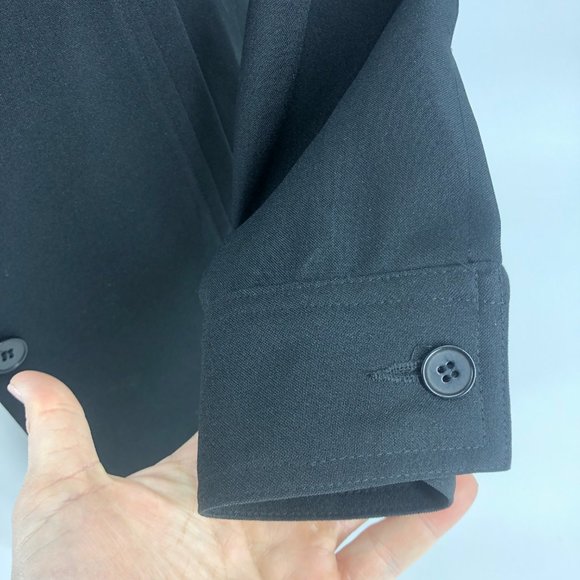 French Connection Black Structured Blazer Jacket 2 - Picture 5 of 8